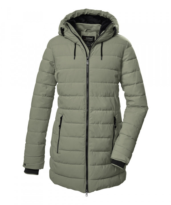 KILLTEC Steppparka KOW 55 WMN QLTD PRK Dark sea foam