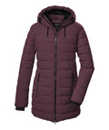 KILLTEC Steppparka KOW 55 WMN QLTD PRK Dunkel mauve