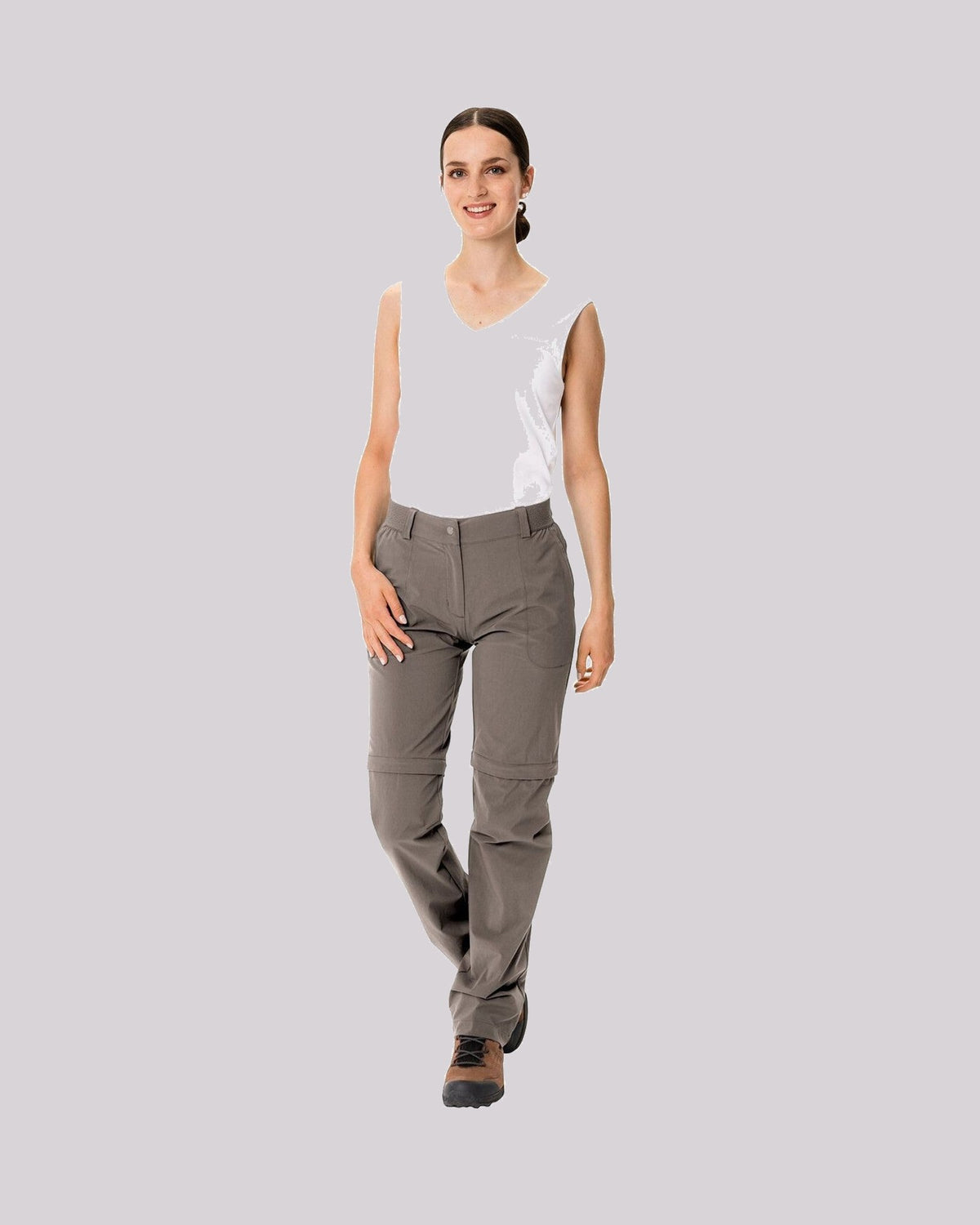 Vaude FARLEY II WOMEN Stretch Zip-Off Hose Inka gold