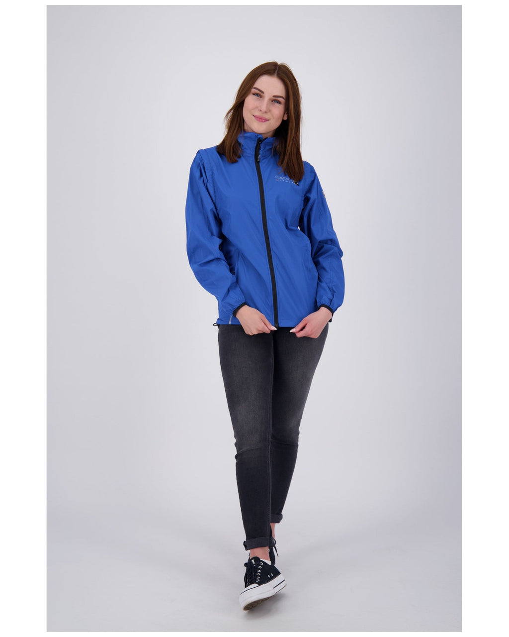DEPROC Übergangsjacke HAMTON XLIGHT WOMEN mit abnehmbaren Ärmeln Royalblau