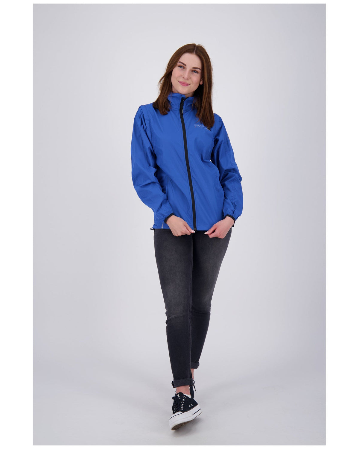 DEPROC Übergangsjacke HAMTON XLIGHT WOMEN mit abnehmbaren Ärmeln Royalblau