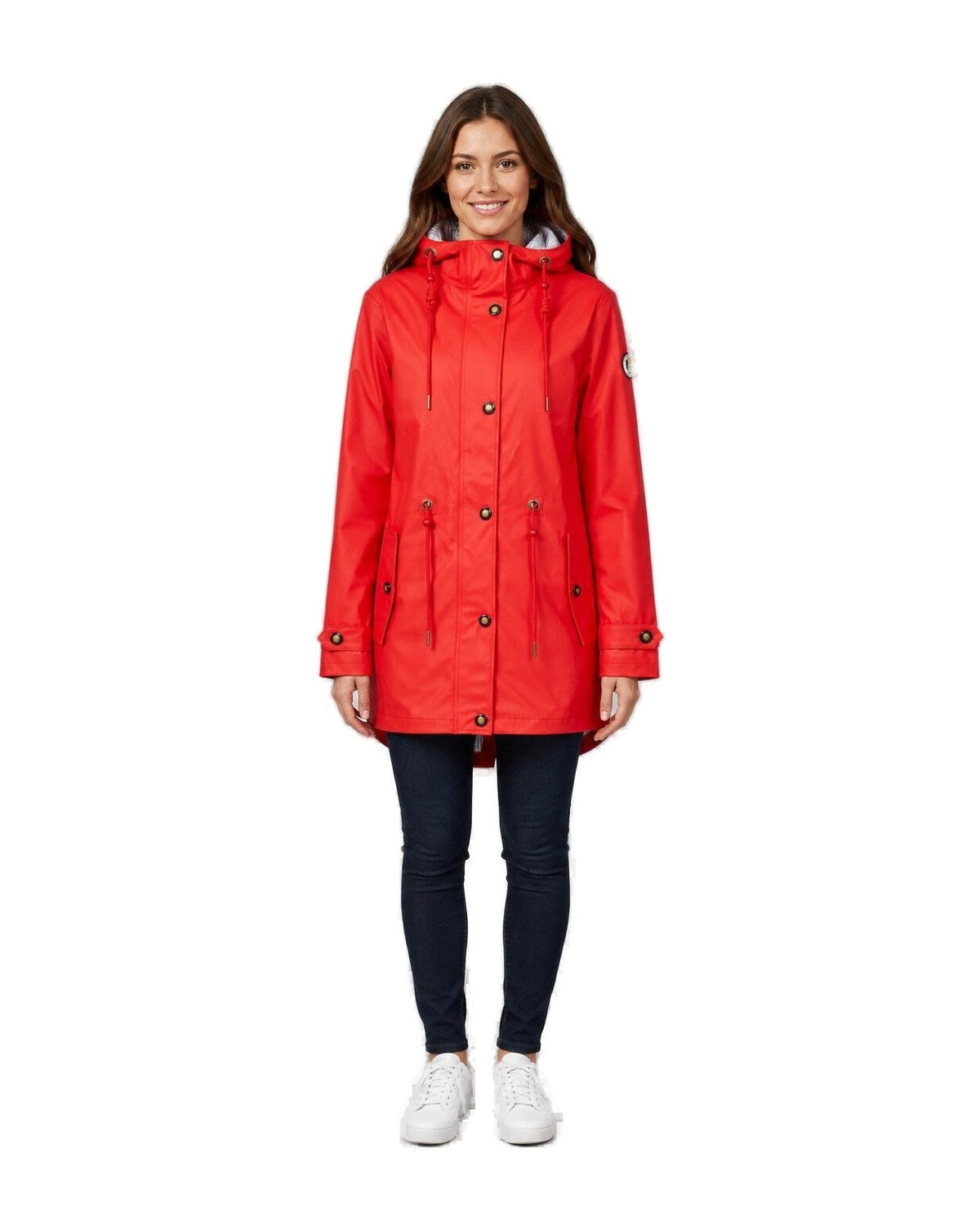 Regenparka #ankerglutliebe Rot