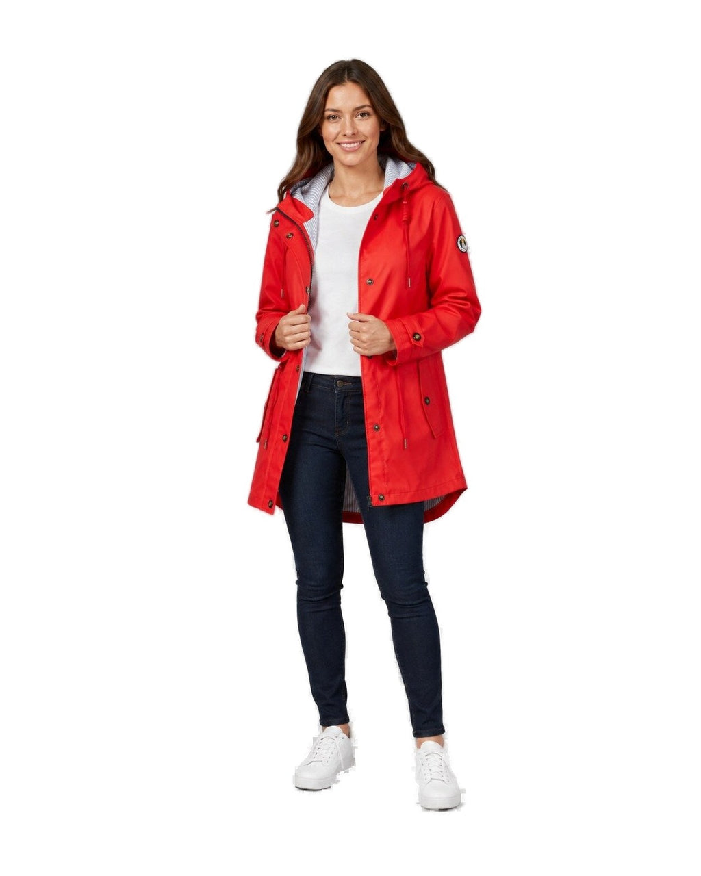 Regenparka #ankerglutliebe Rot