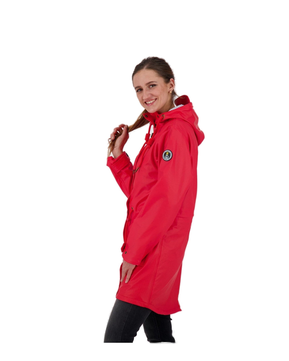 Regenparka #ankerglutliebe Rot