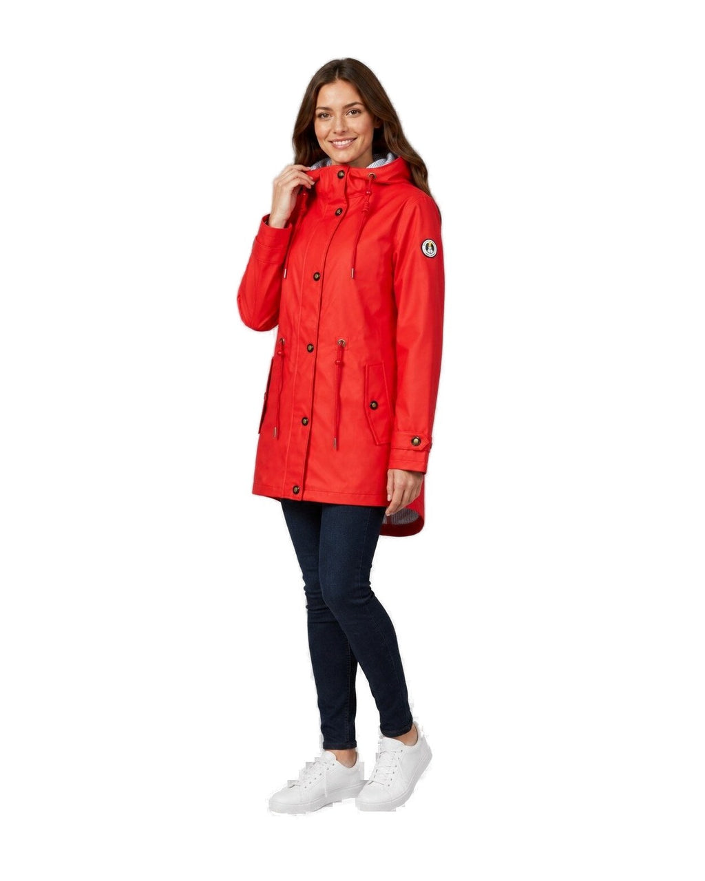 Regenparka #ankerglutliebe Rot