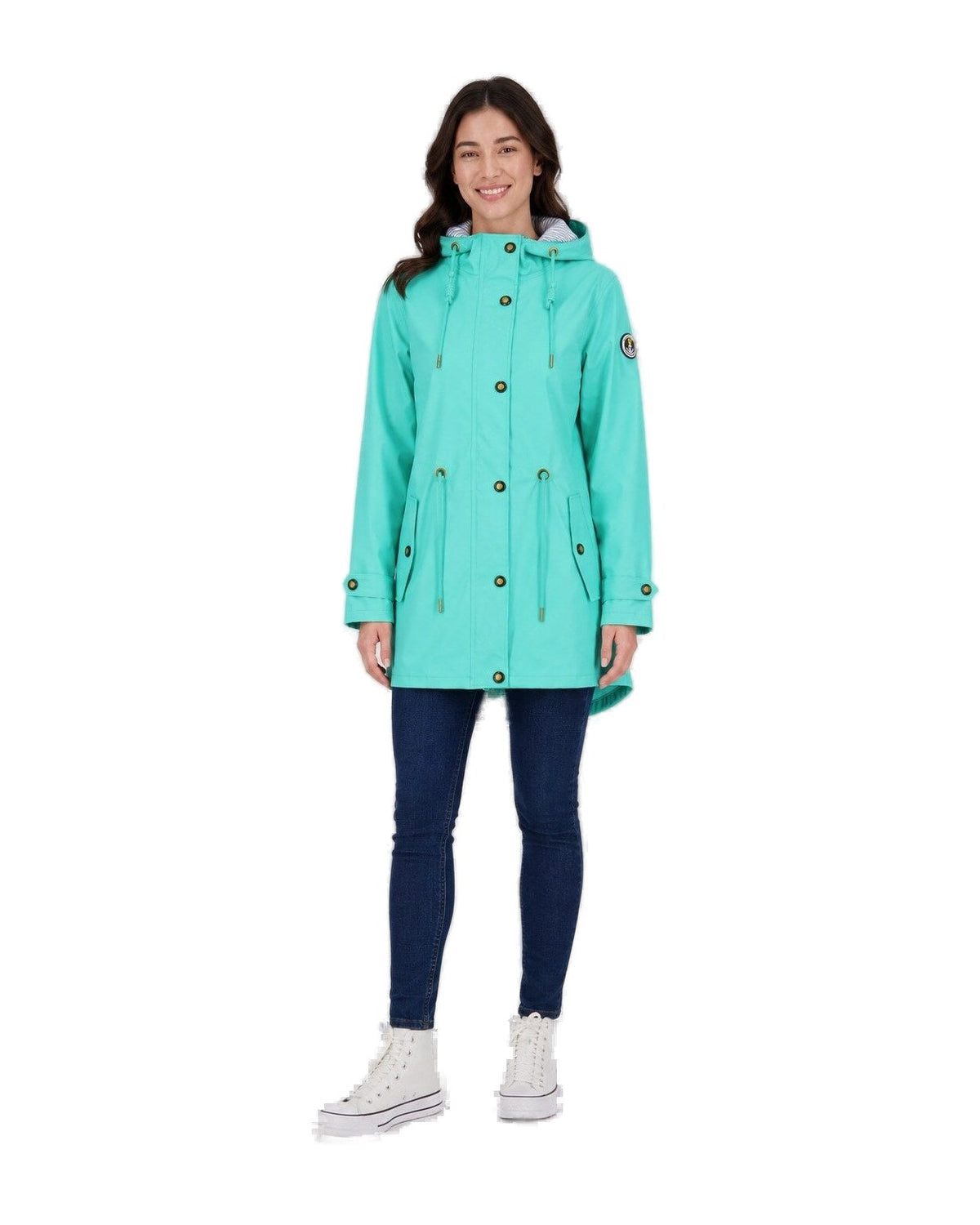 Regenparka #ankerglutliebe Türkis