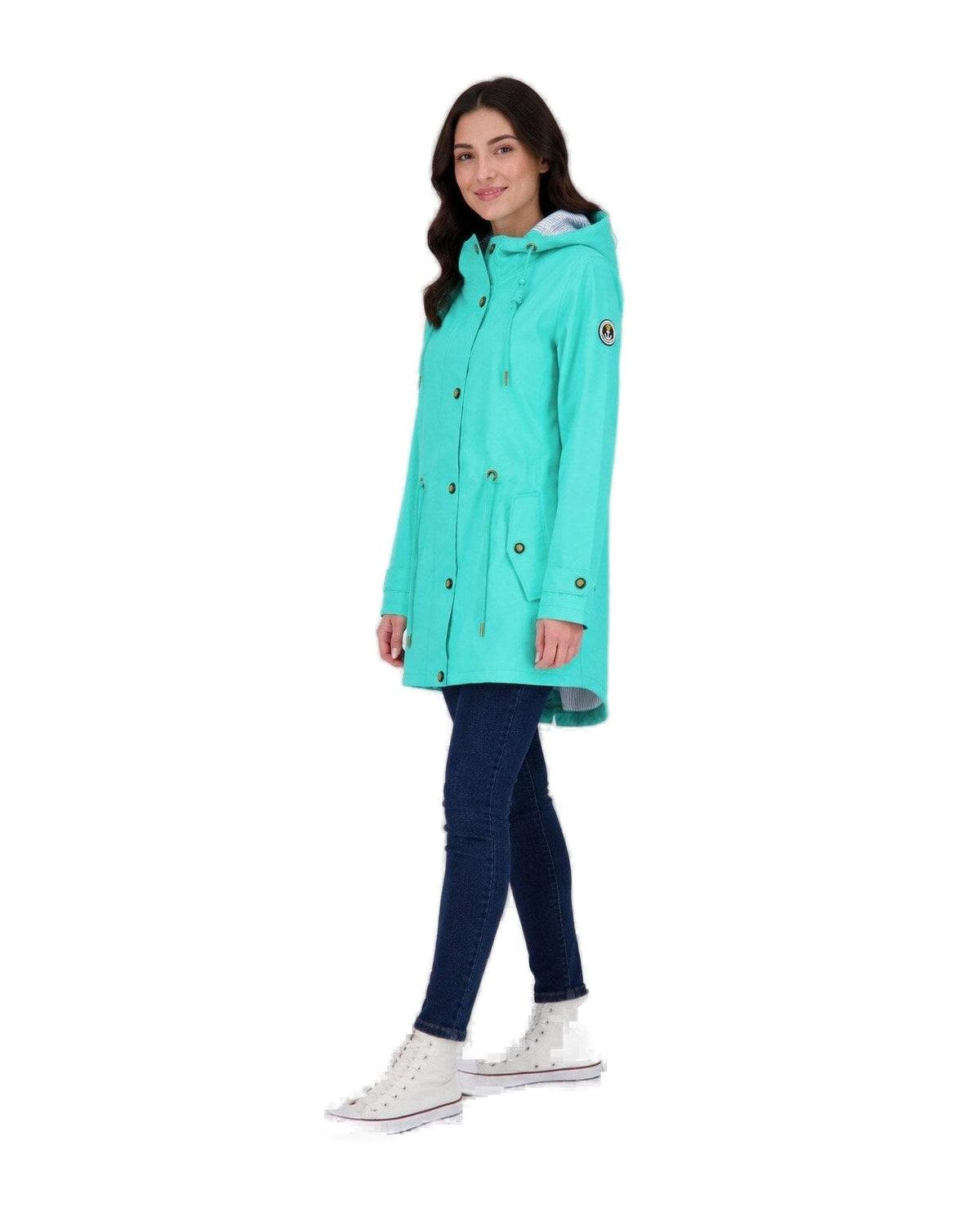 Regenparka #ankerglutliebe Türkis