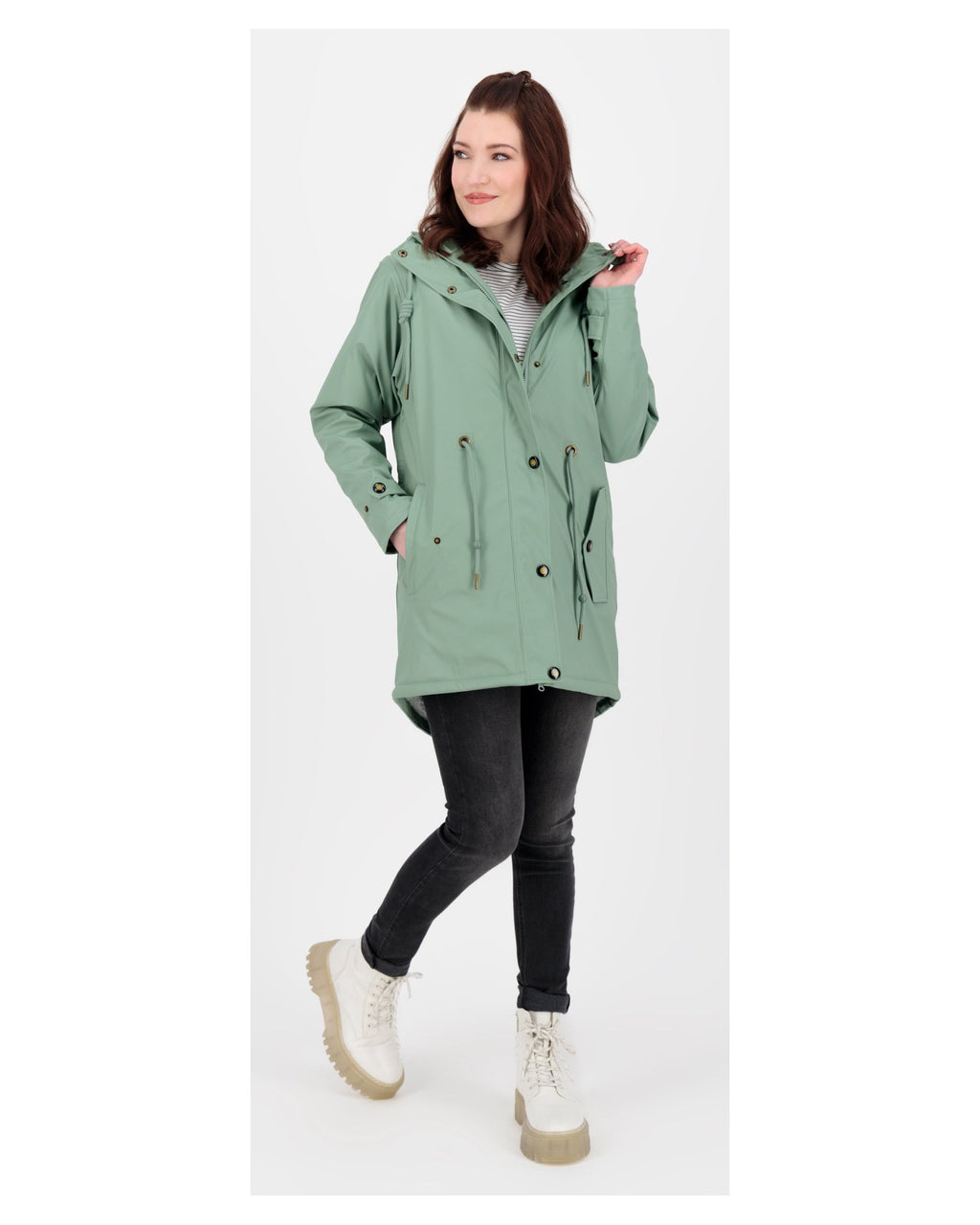 Regenparka #ankergluttraum Grau