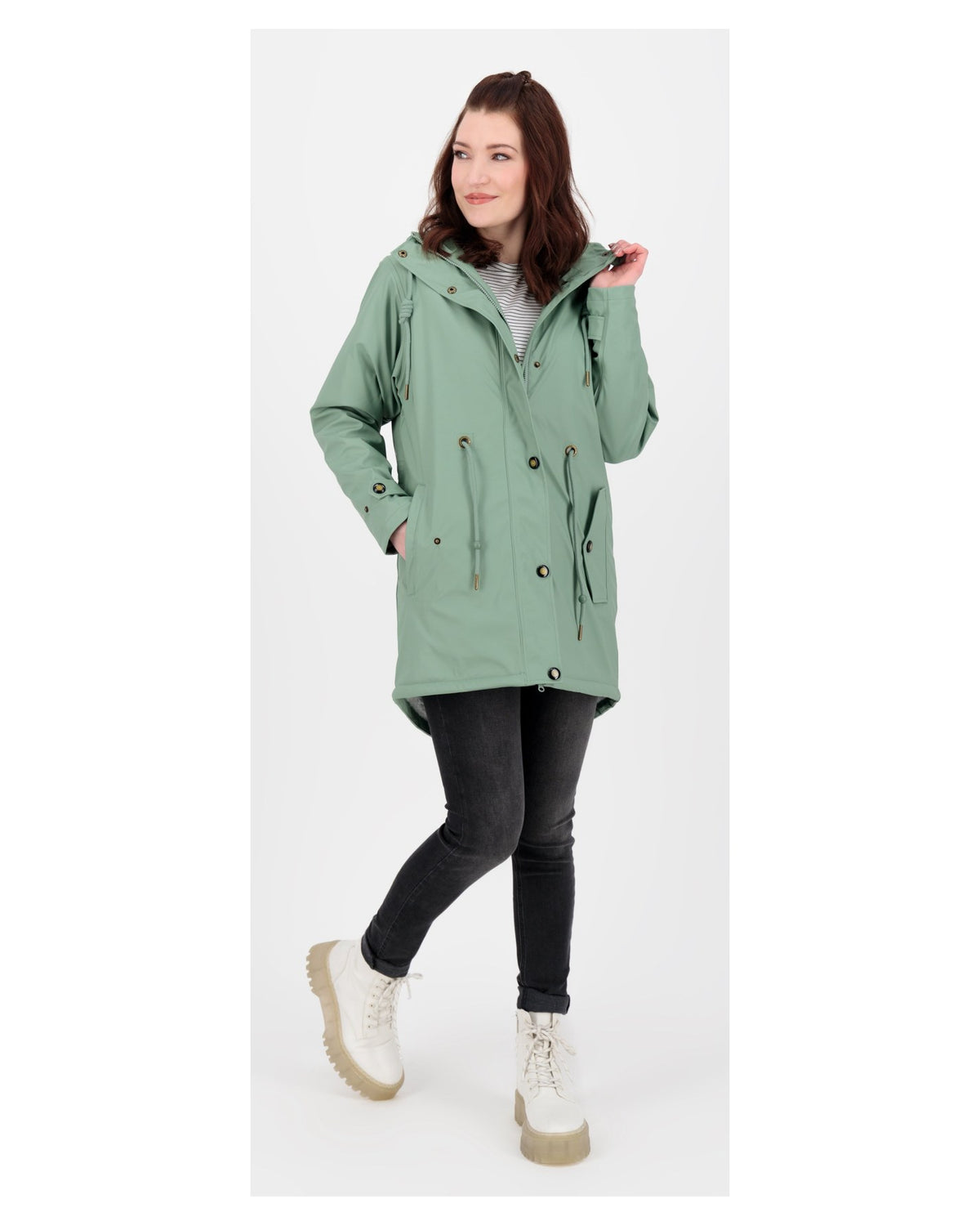 Regenparka #ankergluttraum Grau