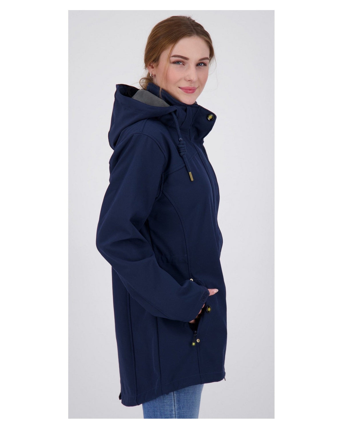 Softshellmantel #ankerglutbrise Navy