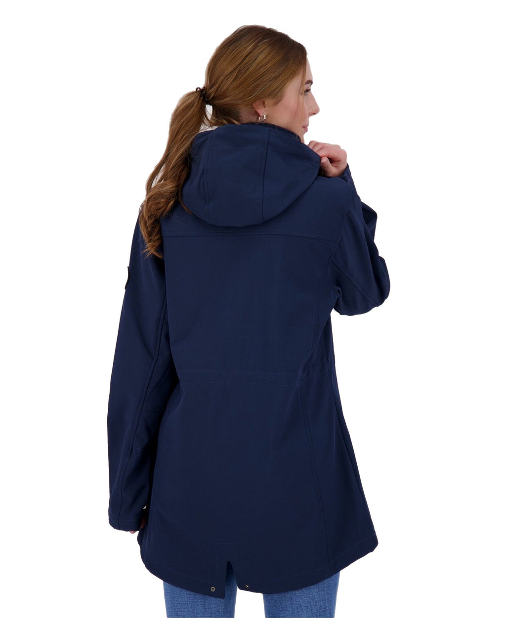 Softshellmantel #ankerglutbrise Navy