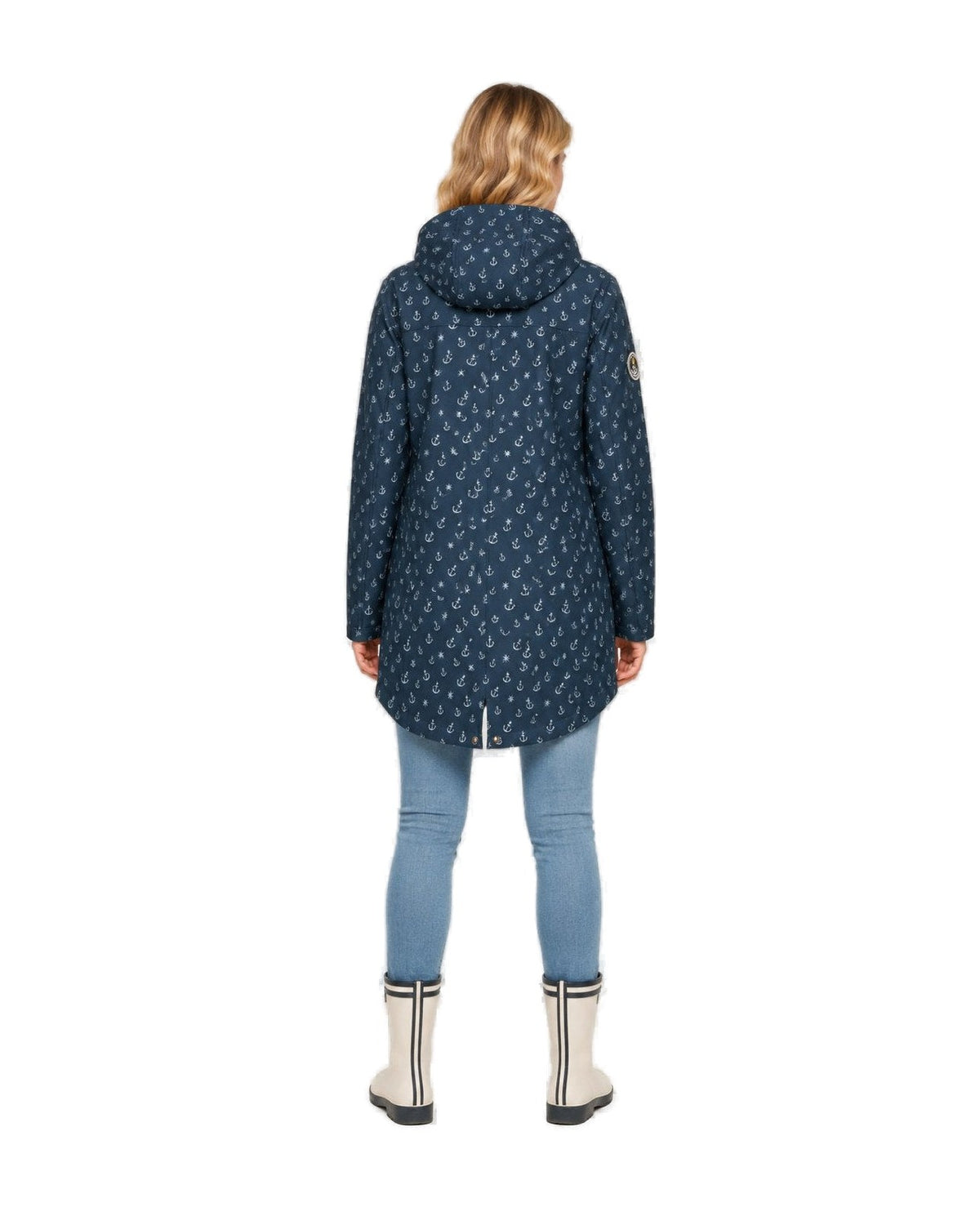 Softshellmantel #ankerglutschein Navy