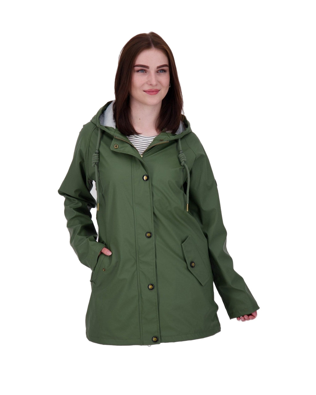 Regenmantel #ankerglutheaven Olive