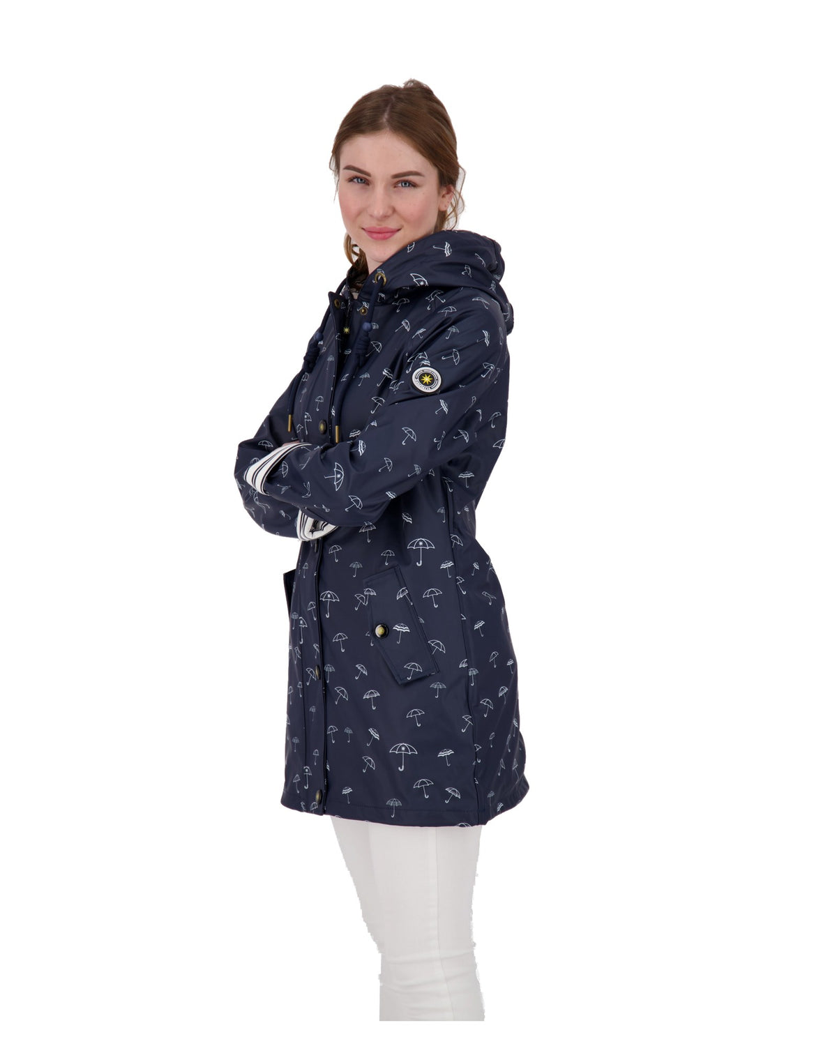 Regenmantel #ankerglutbucht Navy