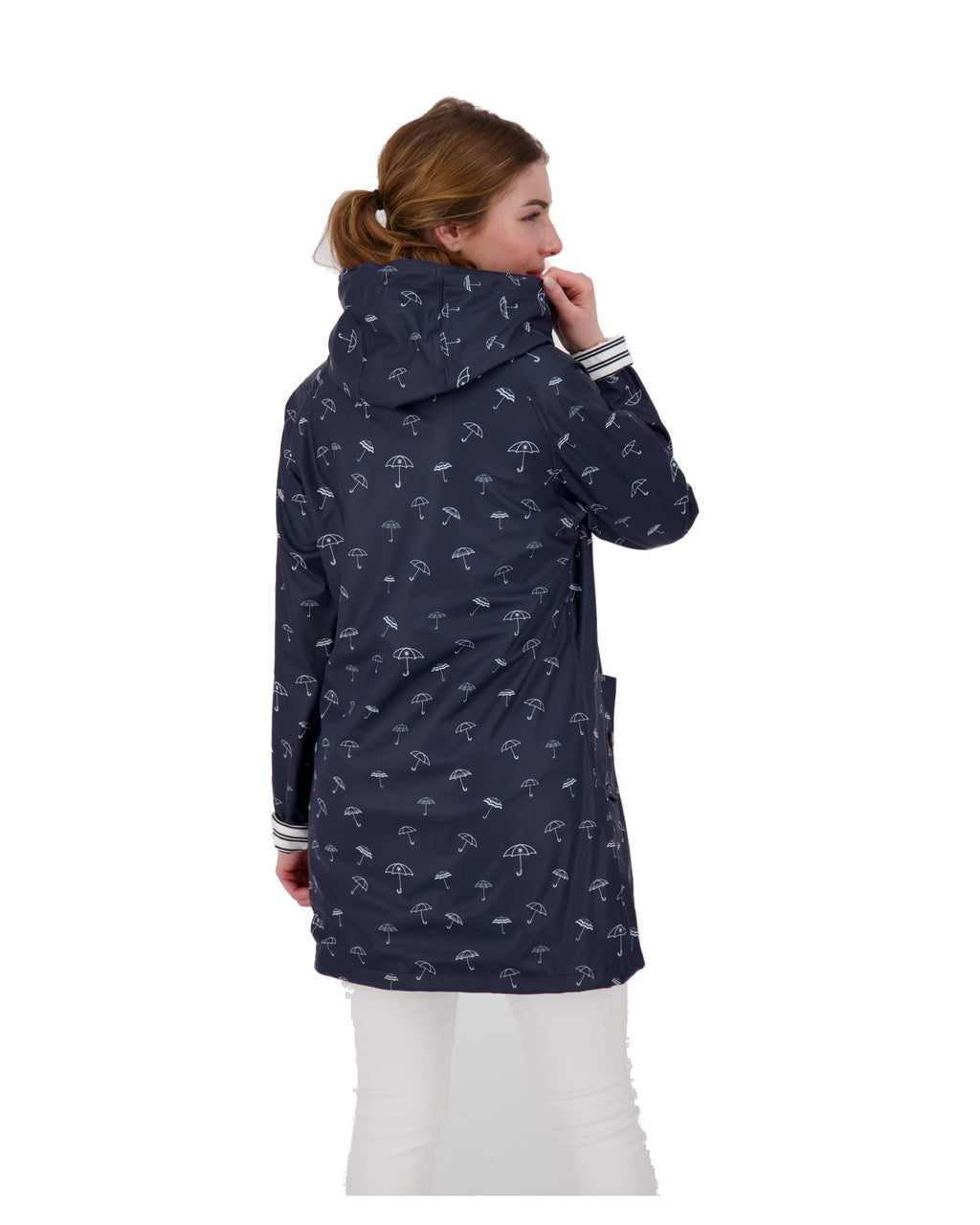 Regenmantel #ankerglutbucht Navy