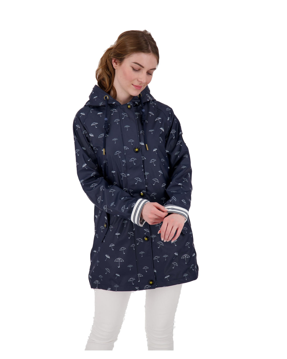 Regenmantel #ankerglutbucht Navy