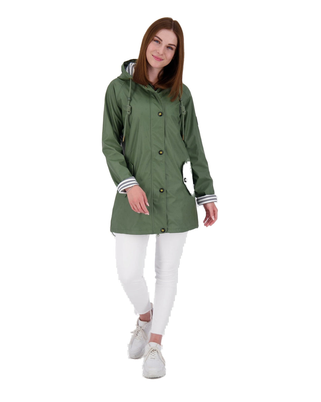 Regenmantel #ankerglutzauber Olive