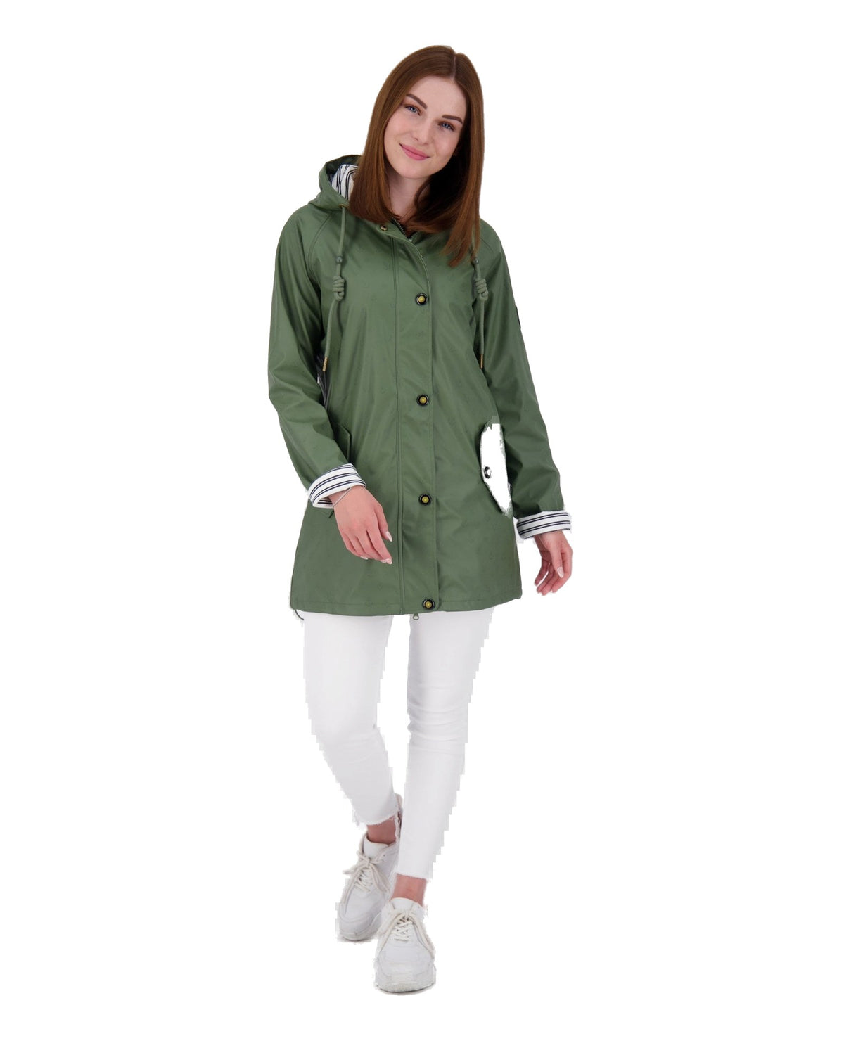 Regenmantel #ankerglutzauber Olive