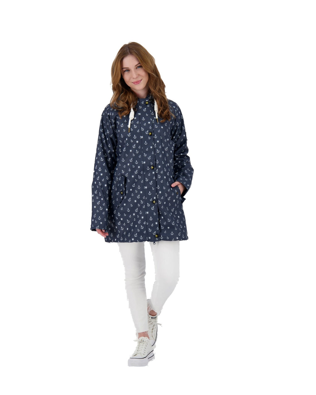 Regenmantel #ankerglutwolke Navy