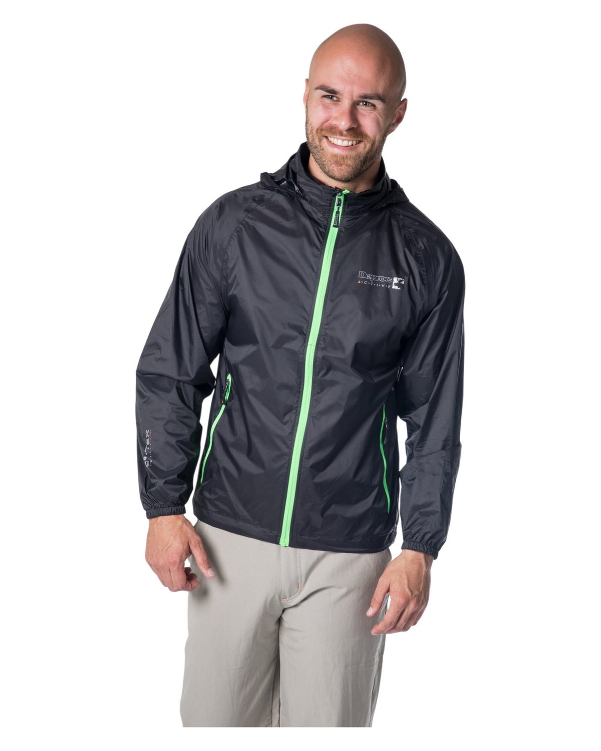 DEPROC Regenjacke ROBSON MEN II Schwarz