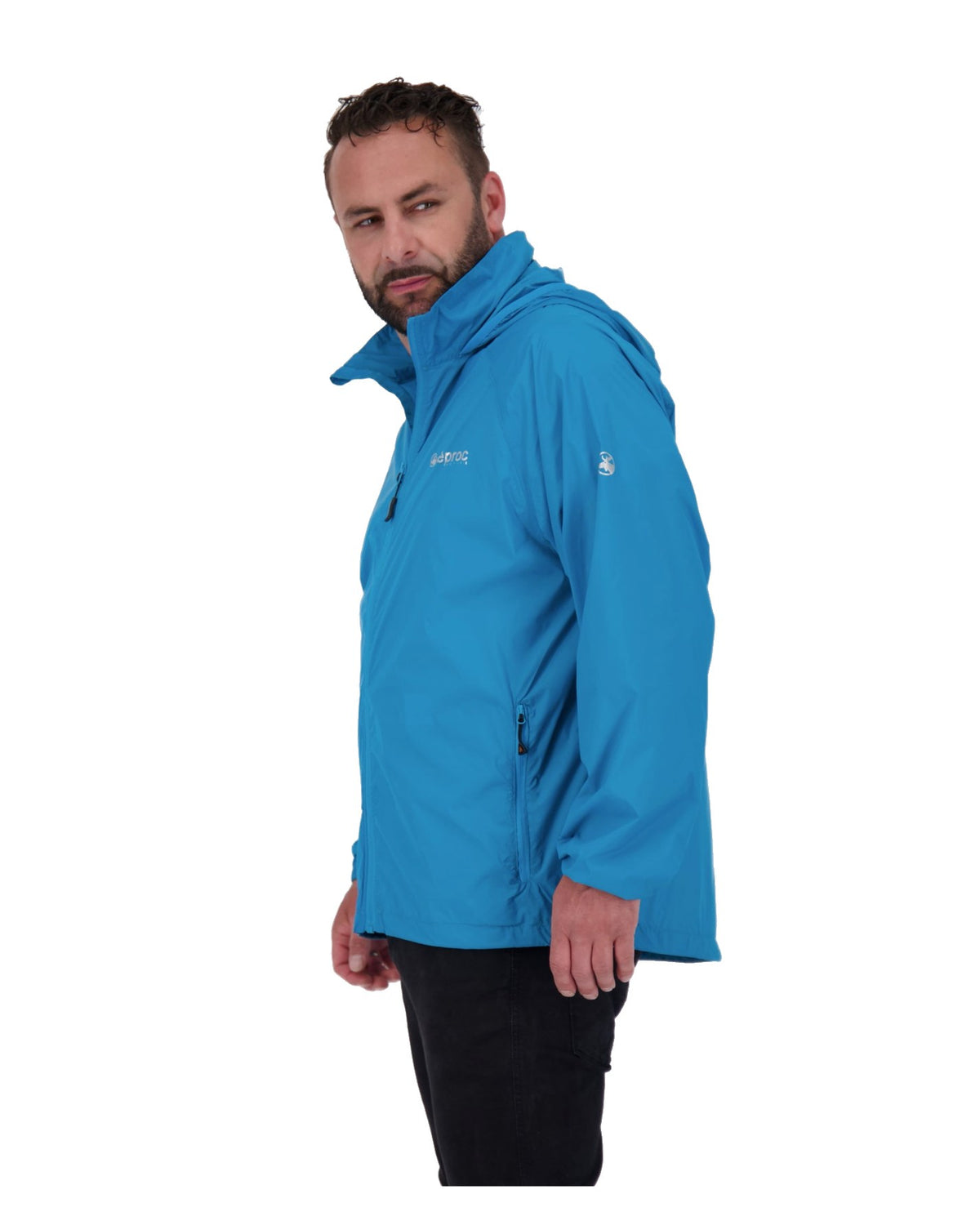 DEPROC Regenjacke ROBSON MEN II Hellpetrol