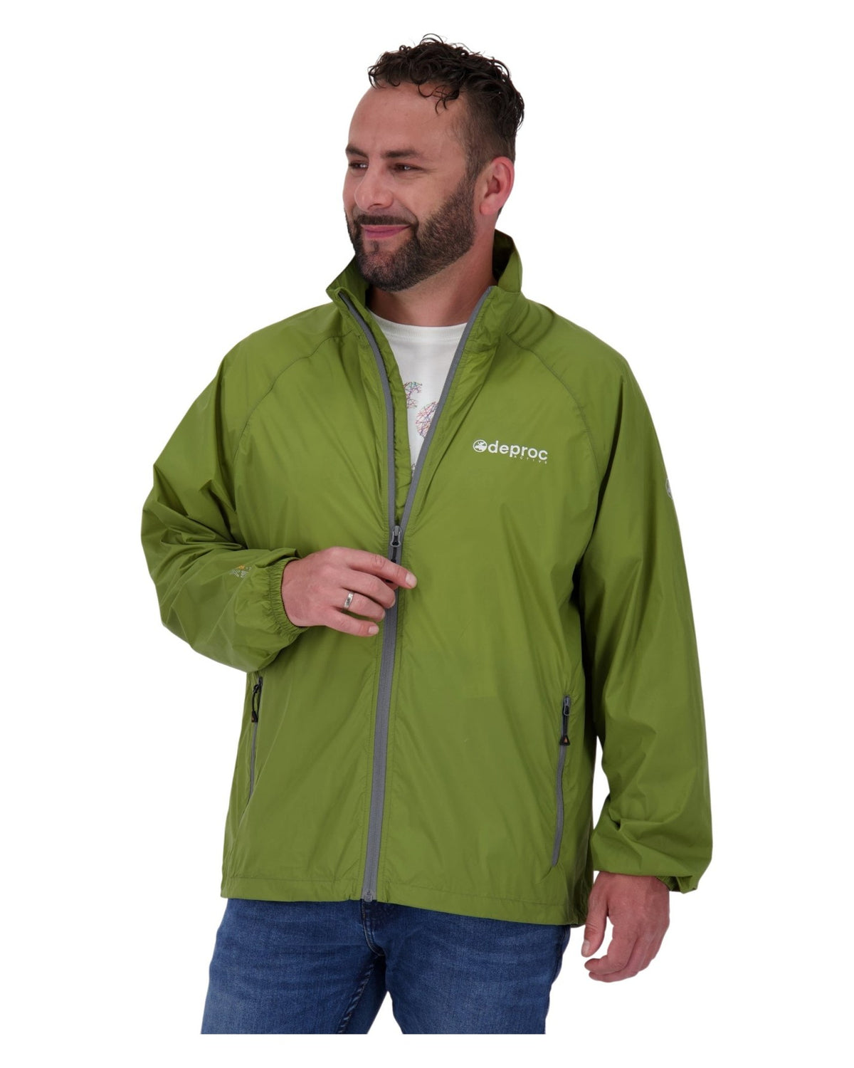 DEPROC Regenjacke ROBSON MEN II Olive