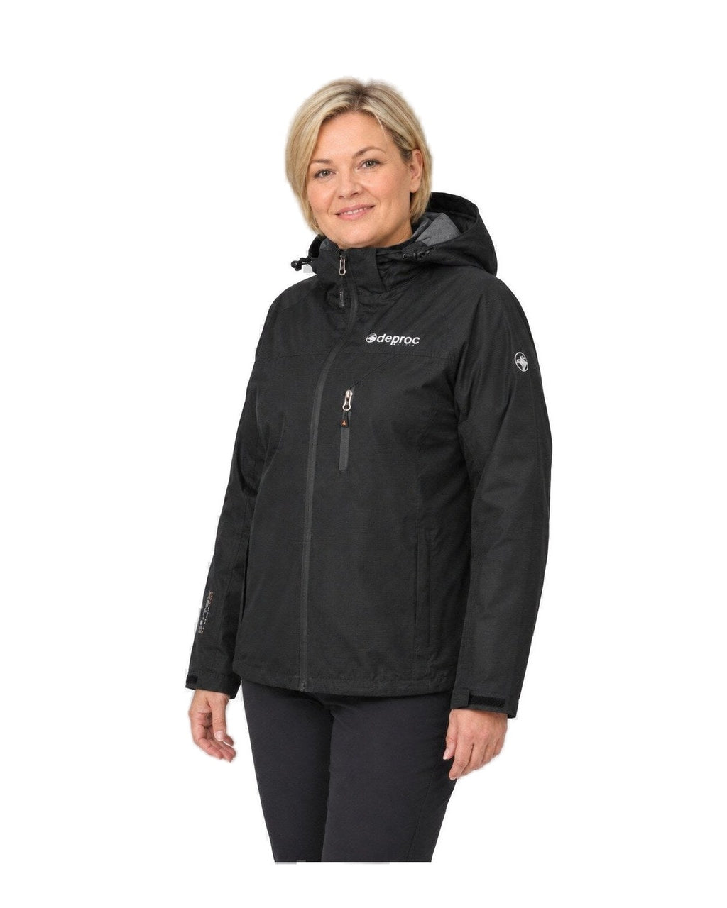 DEPROC Outdoorjacke Funktionsjacke DURELL Anthra