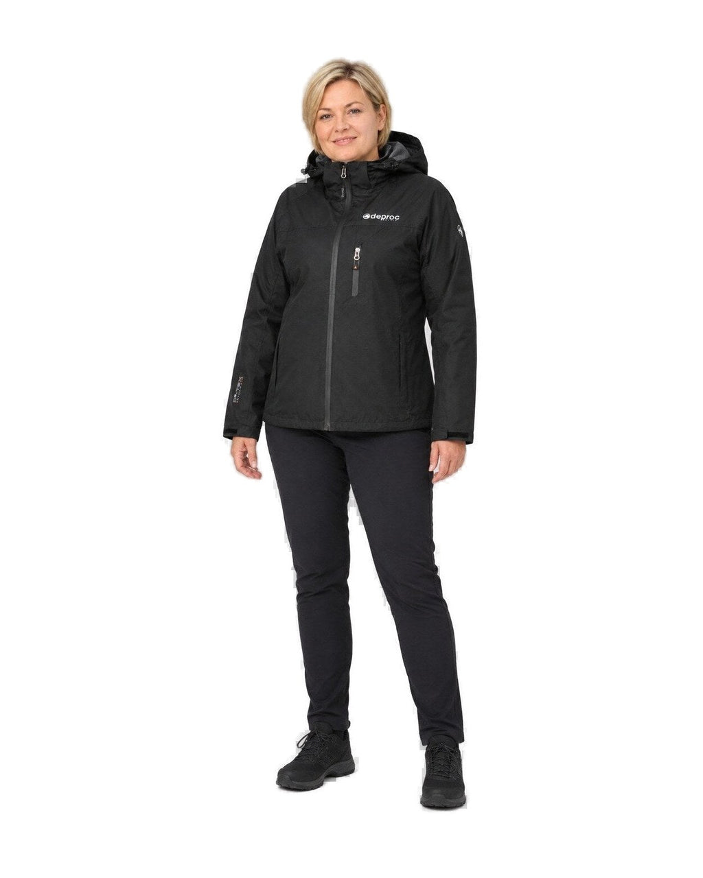 DEPROC Outdoorjacke Funktionsjacke DURELL Anthra