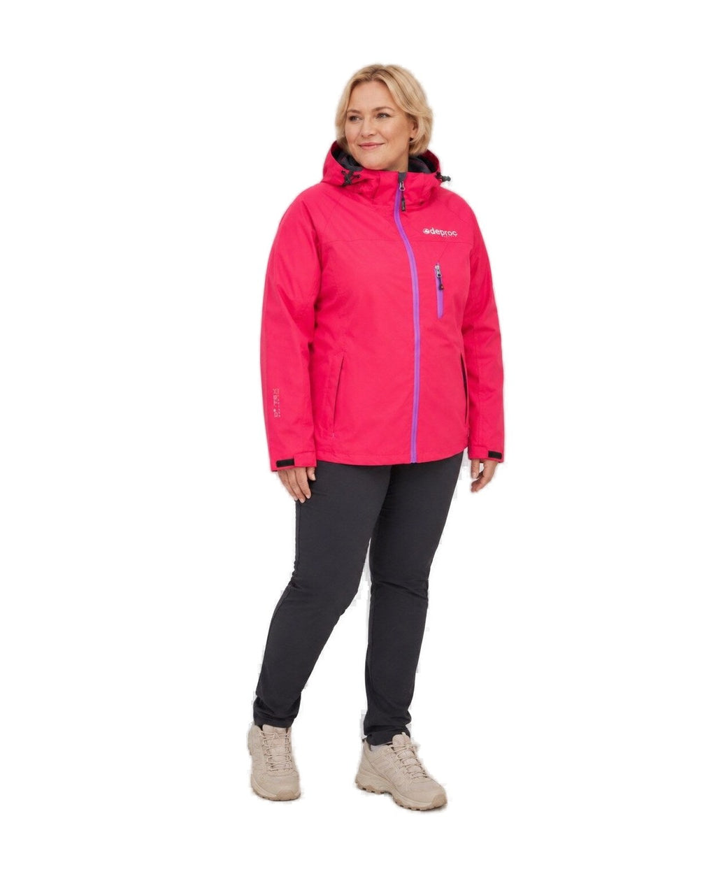 DEPROC Outdoorjacke Funktionsjacke DURELL Pink