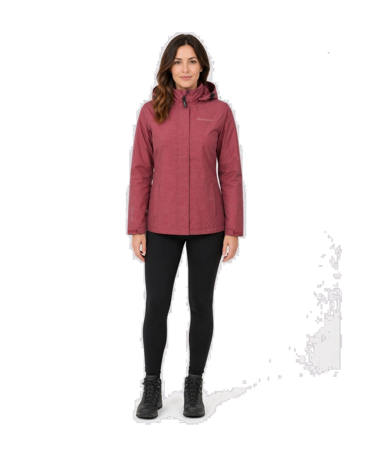 DEPROC Outdoorjacke LAVAL WOMEN Wine