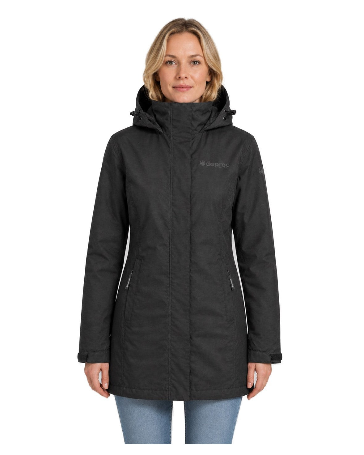 DEPROC Outdoorparka LAVAL LONG WOMEN Schwarz