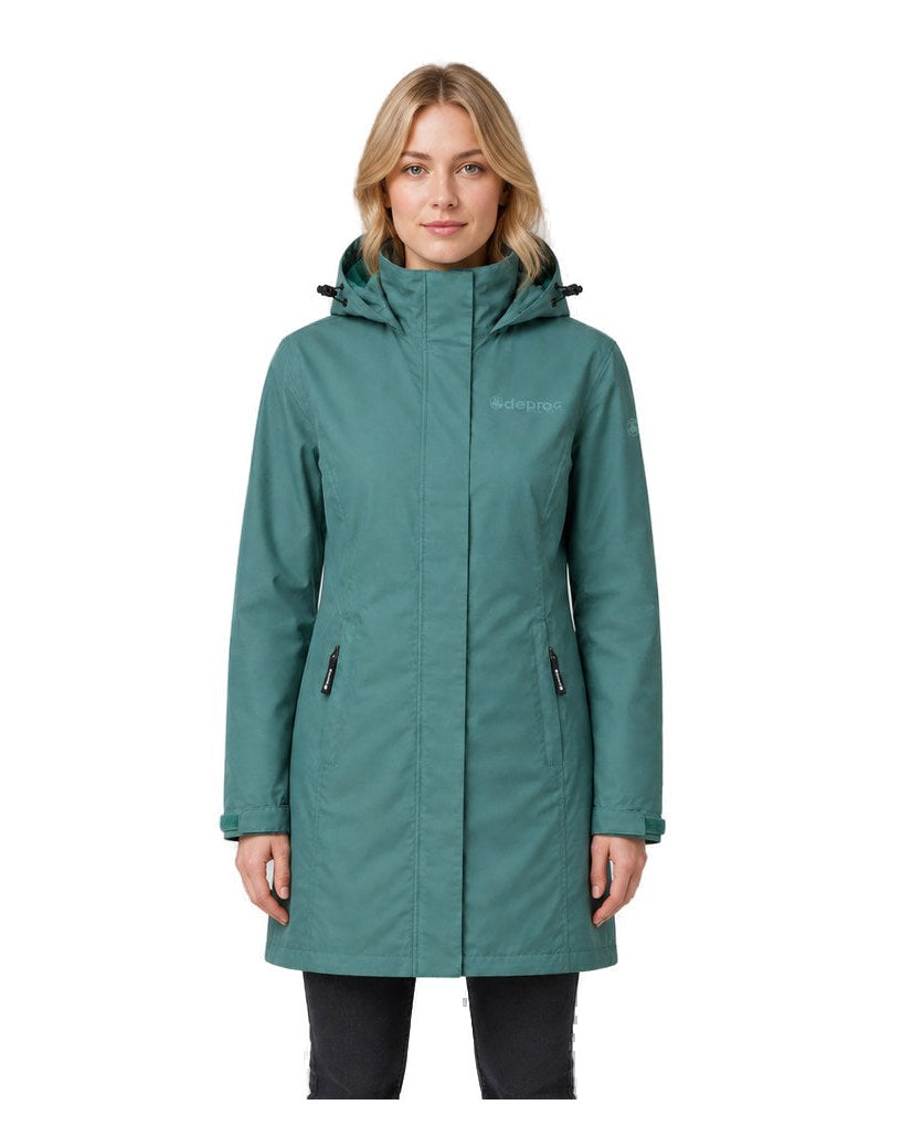 DEPROC Outdoorparka LAVAL LONG WOMEN Petrol