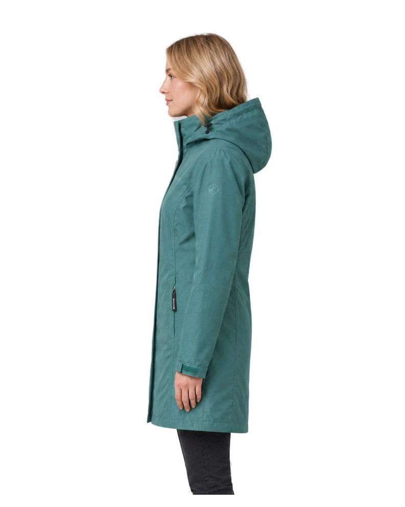 DEPROC Outdoorparka LAVAL LONG WOMEN Petrol