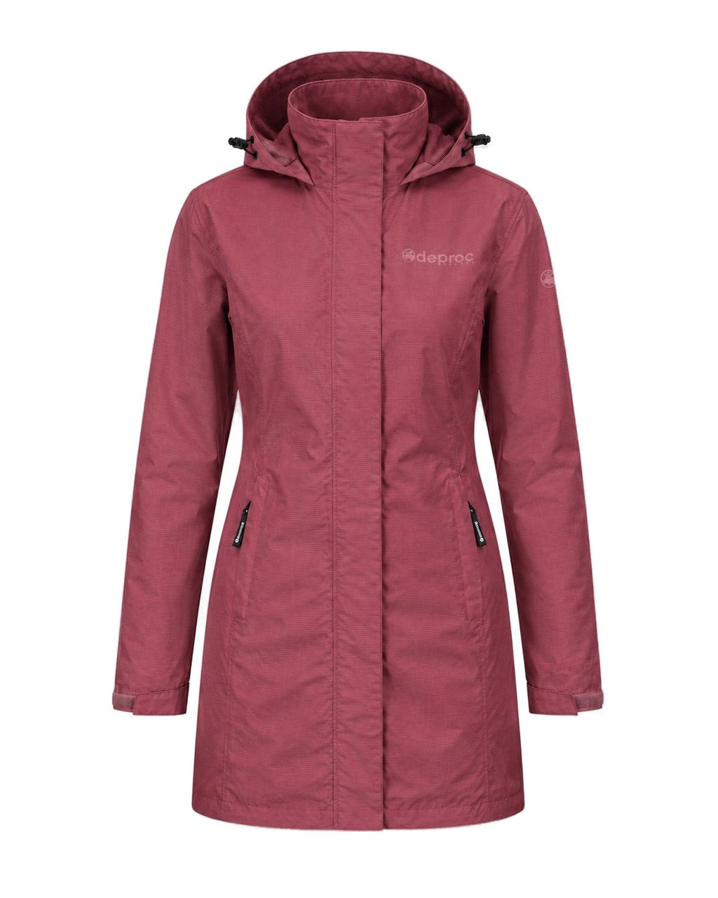 DEPROC Outdoorparka LAVAL LONG WOMEN Wine