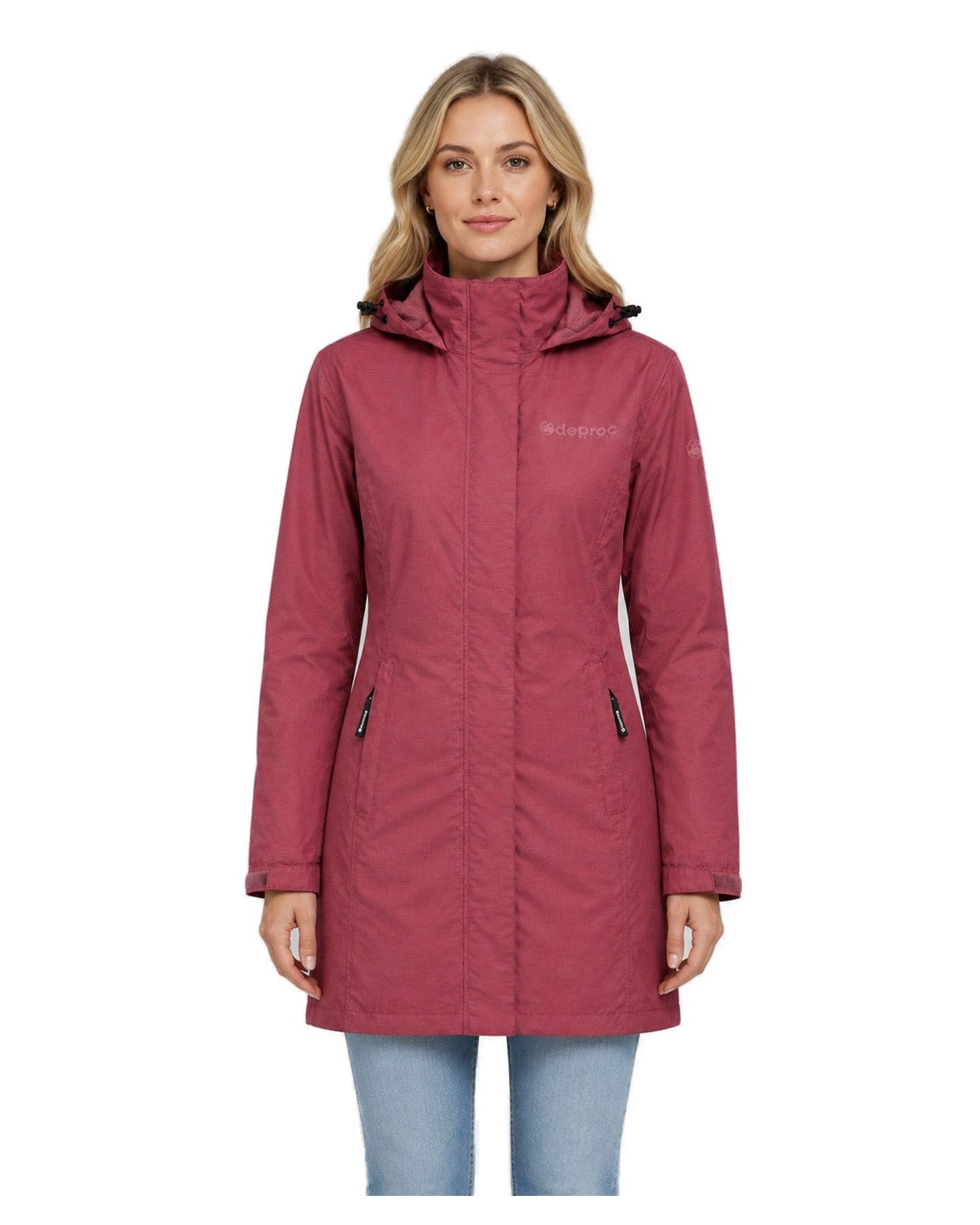 DEPROC Outdoorparka LAVAL LONG WOMEN Wine