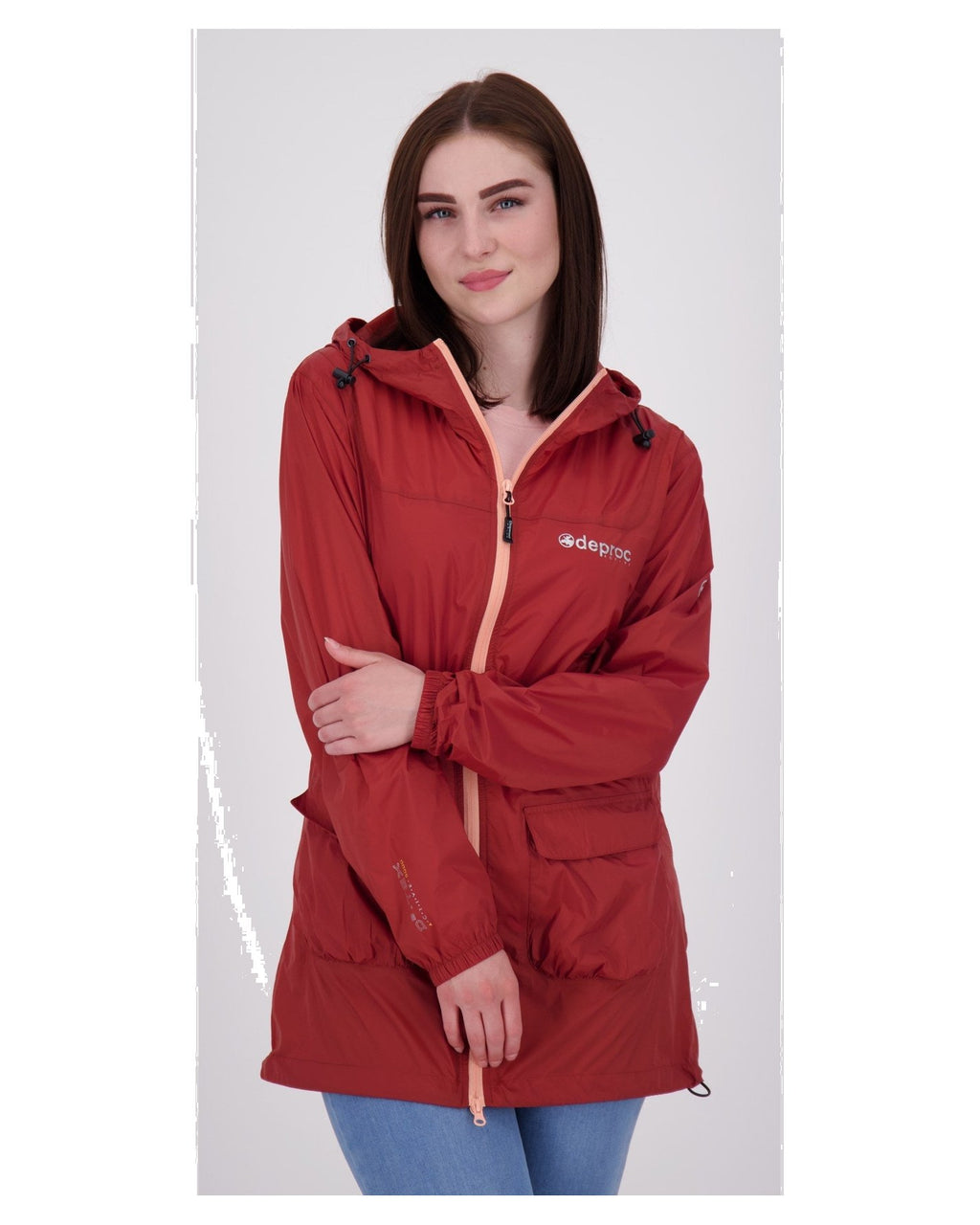 DEPROC Regenmantel LYNN WOMEN Weinrot