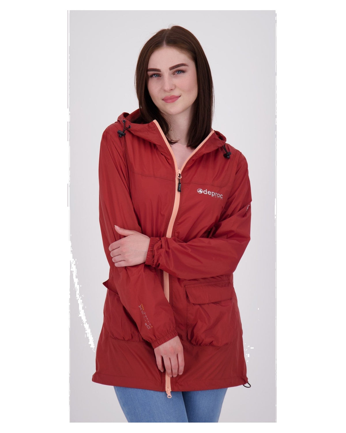 DEPROC Regenmantel LYNN WOMEN Weinrot