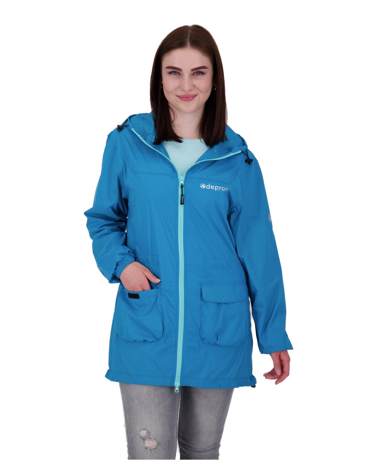 DEPROC Regenmantel LYNN WOMEN Aquaverde