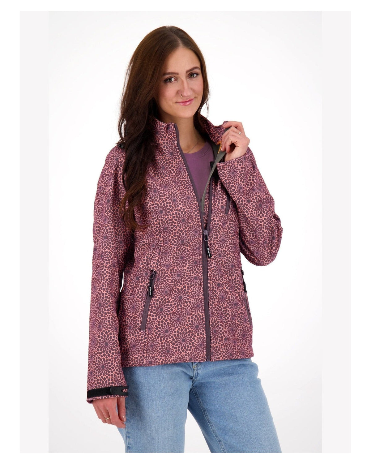 DEPROC Softshelljacke SHELBY XII Weinrot