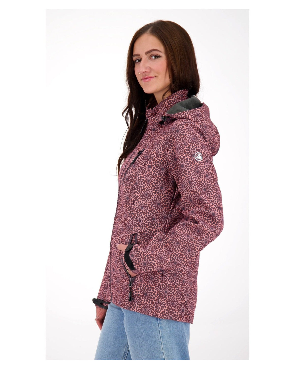 DEPROC Softshelljacke SHELBY XII Weinrot