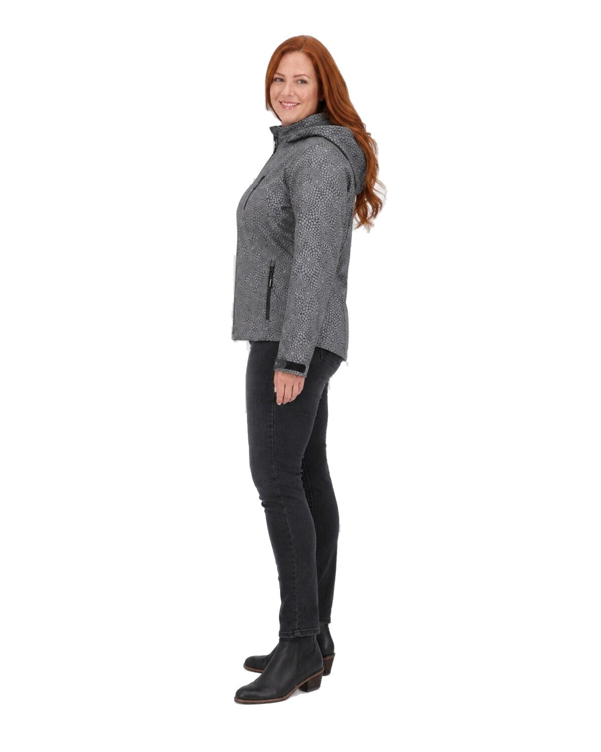 DEPROC Softshelljacke SHELBY XII Black Print