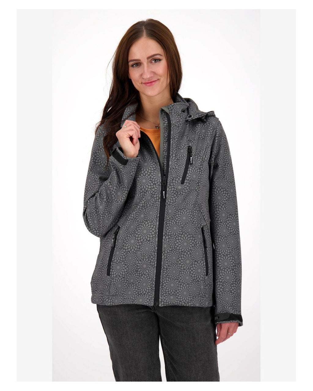 DEPROC Softshelljacke SHELBY XII Black Print