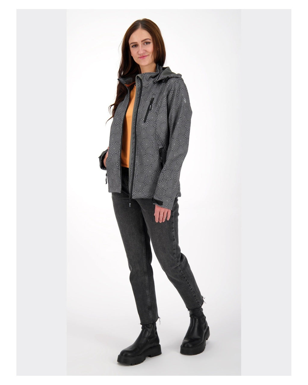 DEPROC Softshelljacke SHELBY XII Black Print