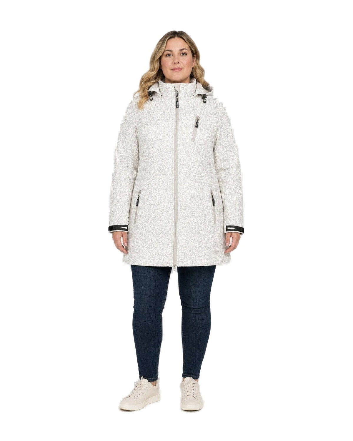 DEPROC Softshellmantel SHELBY X LONG WMN Weiß