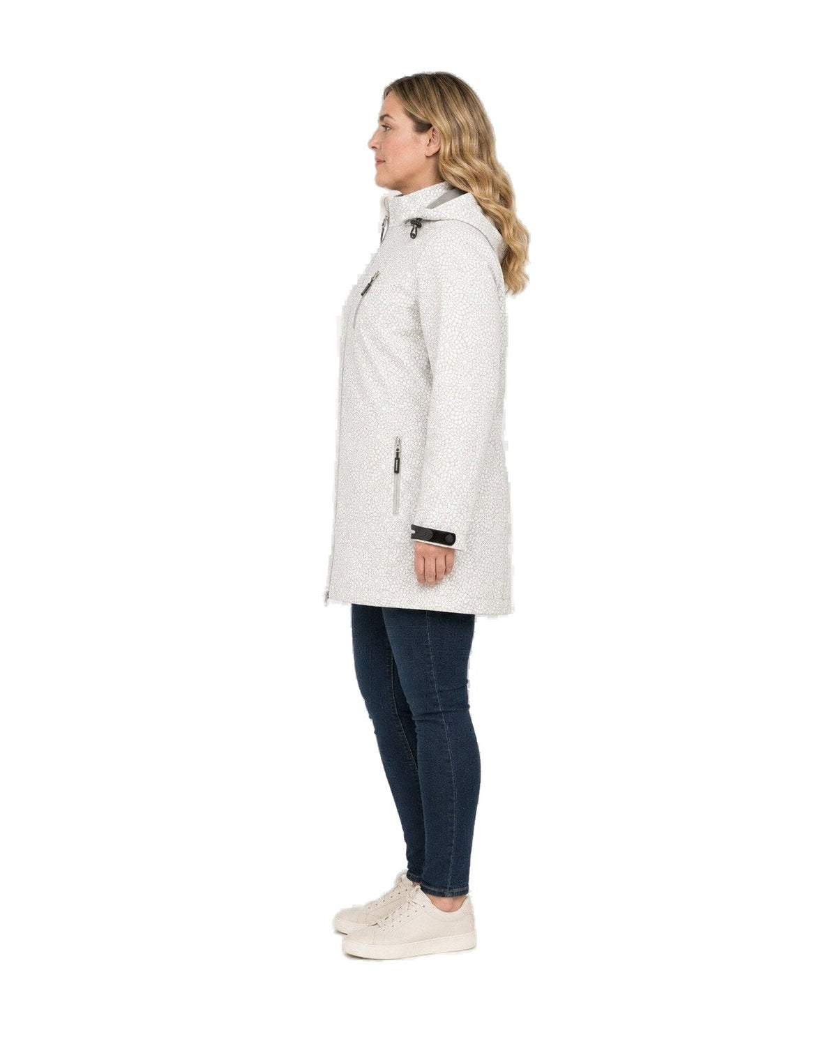 DEPROC Softshellmantel SHELBY X LONG WMN Weiß