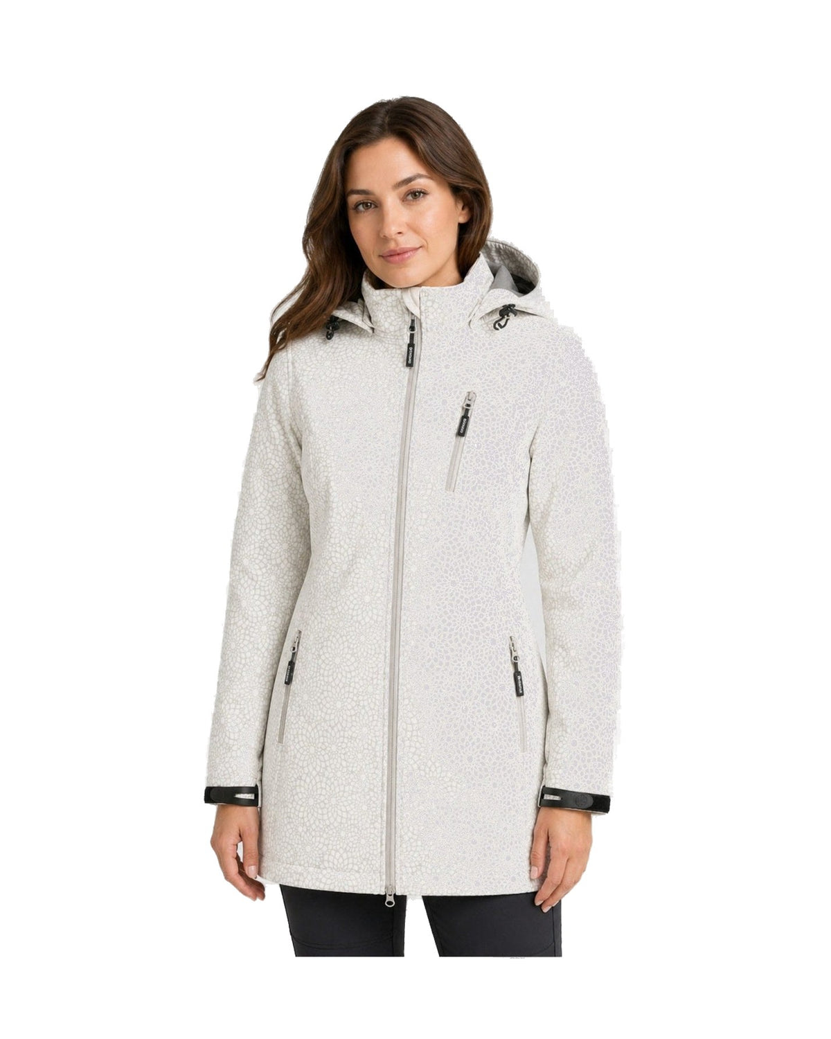 DEPROC Softshellmantel SHELBY X LONG WMN Weiß