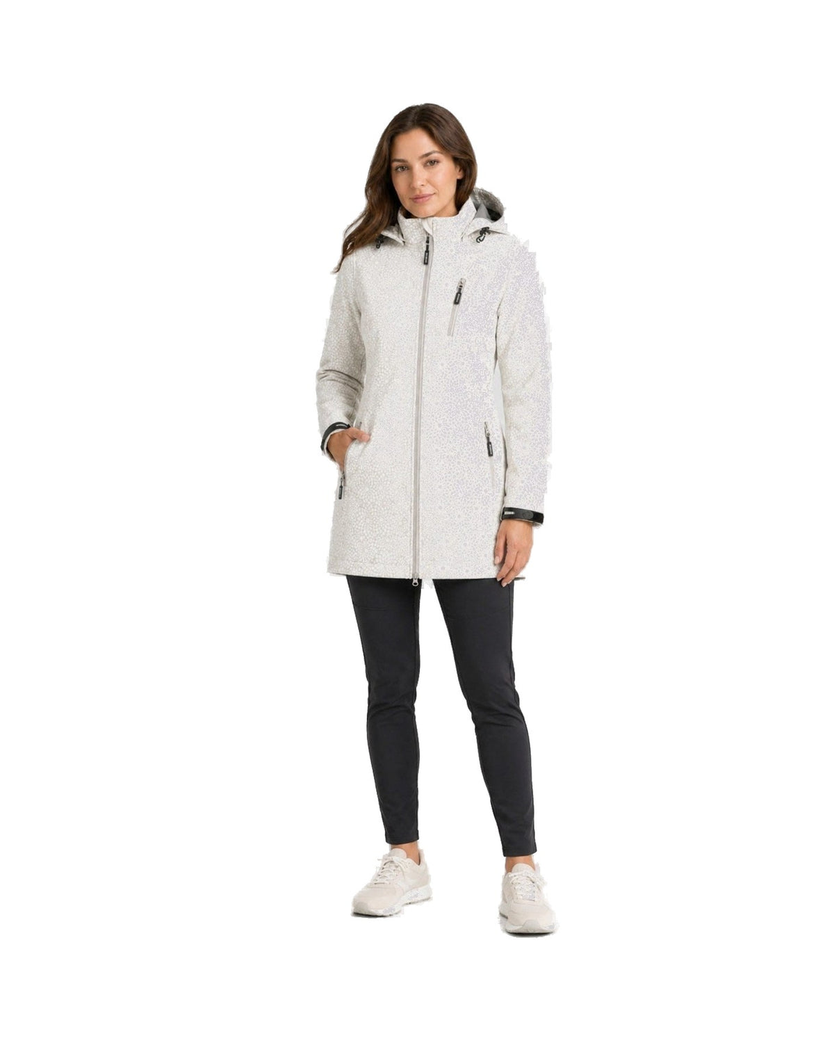 DEPROC Softshellmantel SHELBY X LONG WMN Weiß