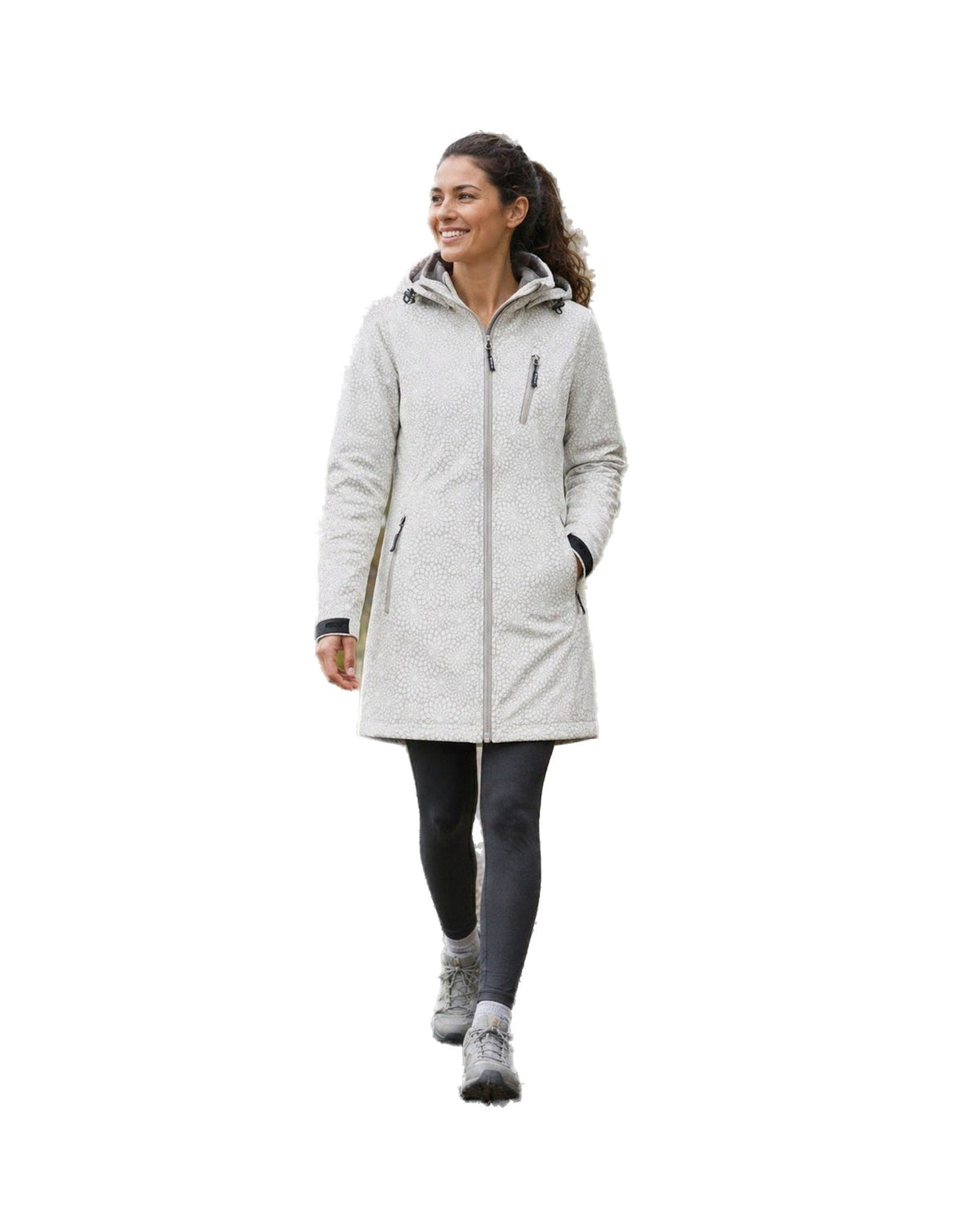 DEPROC Softshellmantel SHELBY X LONG WMN Weiß