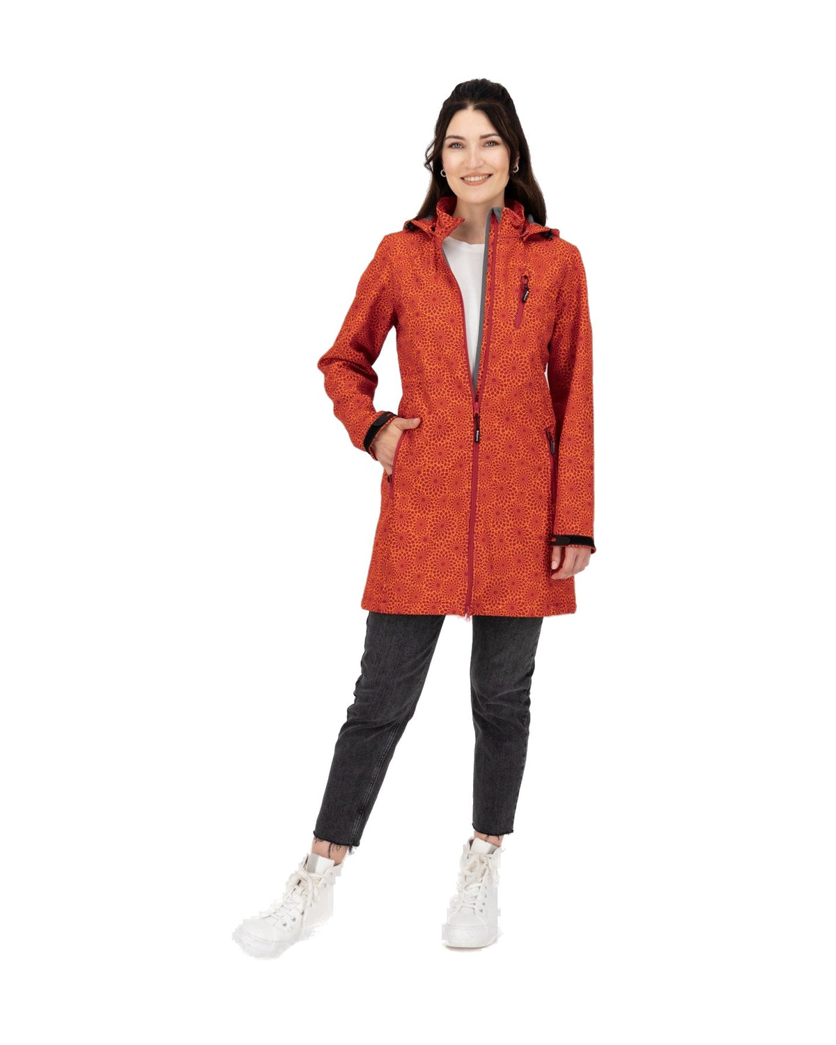 DEPROC Softshellmantel SHELBY X LONG WMN Chilli