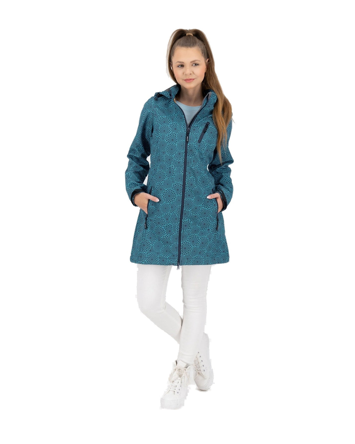 DEPROC Softshellmantel SHELBY X LONG WMN Navy